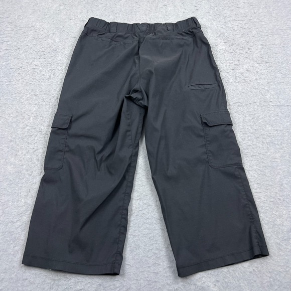 Duluth Pants Womens 16 Black Dry on the Fly Wide Leg Capris Nylon Hiking Outdoor - Picture 13 of 15